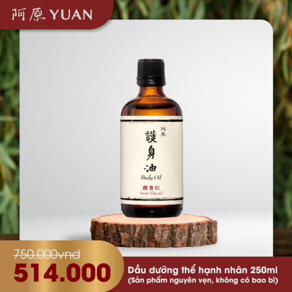 DẦU DƯỠNG THỂ HẠNH NHÂN (KHÔNG BAO BÌ NGOÀI)