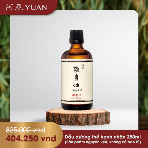 DẦU DƯỠNG THỂ HẠNH NHÂN (KHÔNG BAO BÌ NGOÀI)