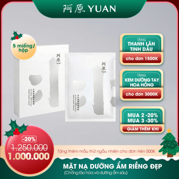 [YEAR END SALE] MẶT NẠ DƯỠNG ẨM RIỀNG ĐẸP (HỘP 5 CÁI)
