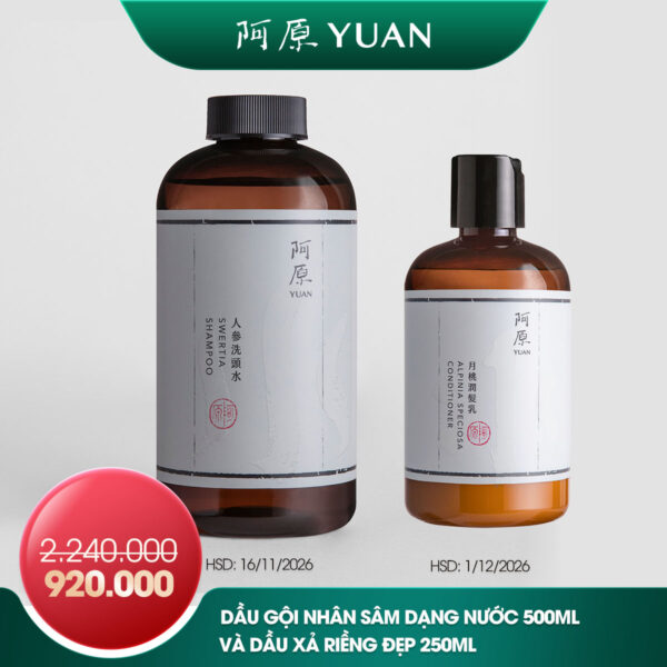 [SẢN PHẨM DATE NGẮN DƯỚI 6 THÁNG] DẦU GỘI NHÂN SÂM DẠNG NƯỚC - Ảnh 3
