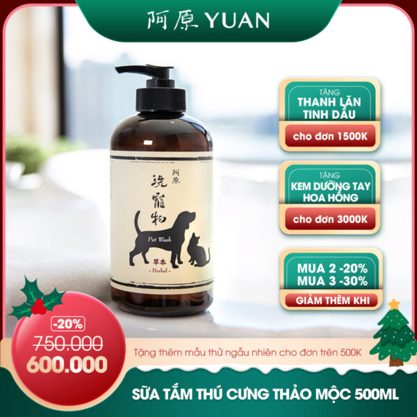 [YEAR END SALE] SỮA TẮM THÚ CƯNG THẢO MỘC