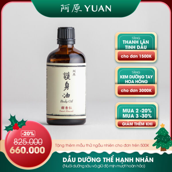 [YEAR END SALE] DẦU DƯỠNG THỂ HẠNH NHÂN