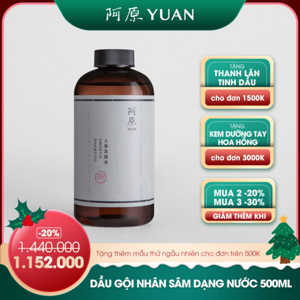 [YEAR END SALE] DẦU GỘI NHÂN SÂM DẠNG NƯỚC