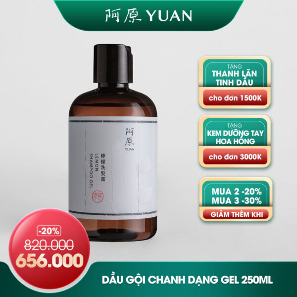 [SẢN PHẨM DATE NGẮN DƯỚI 12 THÁNG] DẦU GỘI CHANH DẠNG GEL