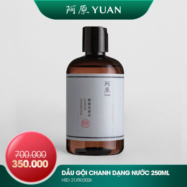 [SẢN PHẨM DATE NGẮN DƯỚI 12 THÁNG] DẦU GỘI CHANH DẠNG NƯỚC