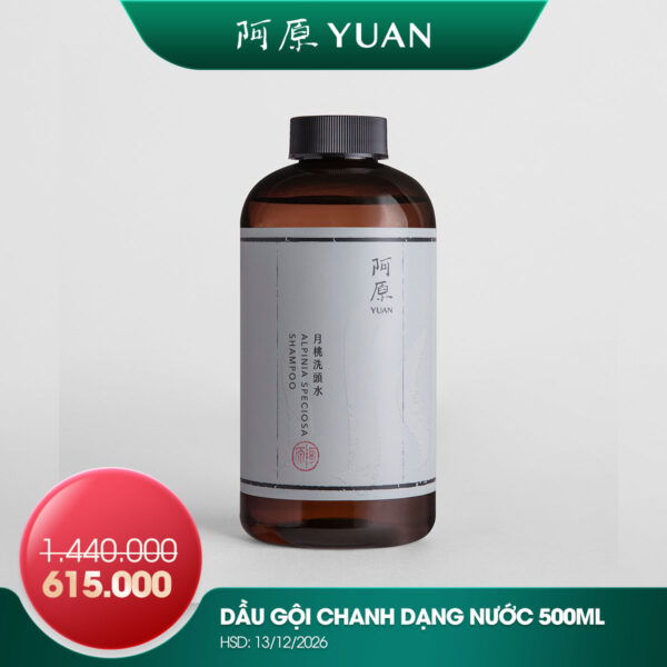 [SẢN PHẨM DATE NGẮN DƯỚI 12 THÁNG] DẦU GỘI CHANH DẠNG NƯỚC