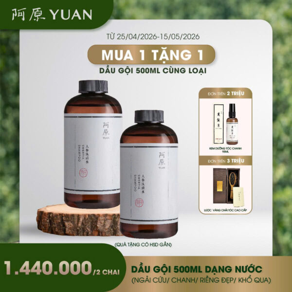 [MUA 1 TẶNG 1] DẦU GỘI DẠNG NƯỚC 500ML (CÙNG LOẠI)