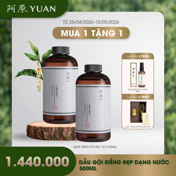 [MUA 1 TẶNG 1] DẦU GỘI DẠNG NƯỚC 500ML (CÙNG LOẠI)