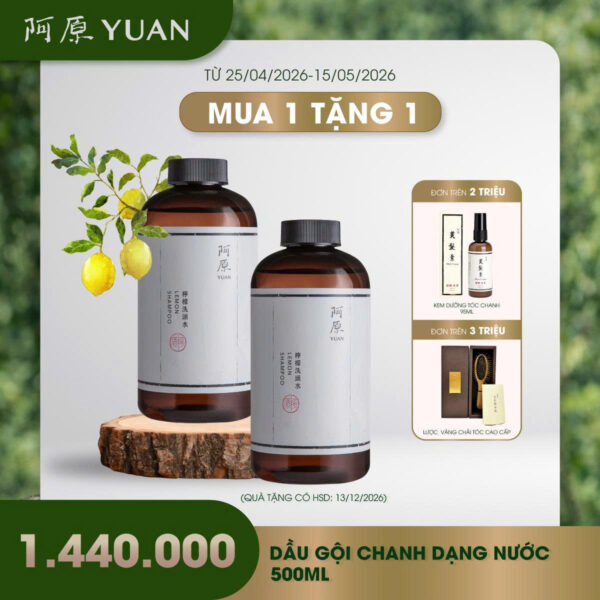 [MUA 1 TẶNG 1] DẦU GỘI DẠNG NƯỚC 500ML (CÙNG LOẠI) - Ảnh 3