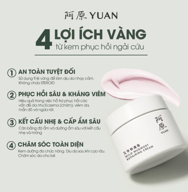 Kem Dưỡng Phục Hồi Ngải Cứu 50g - Ảnh 5